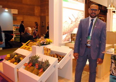 Edgar Medina M., of TropiFoods, Costa Rica. Its main product is yucca or cassava, but its range is much wider now, with more exotic and tropical products.
