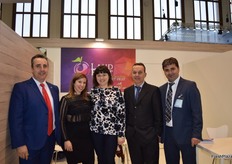 Stand of the Extremaduran company Land Fruit, specialised in stonefruit.