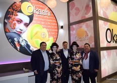 Stand of Jimbofresh, promoting Galia Okashi melons, which gave the fair a Japanese touch.