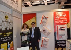 Susana Giménez and Daniel Fernández, at the stand of Badrinas.