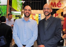 Maximiliano Derosas and Tiago Vasconcelos, of Fruit Connection, once again attending the fair. The company is based in the Netherlands, but was present at the Costa Rica stand.
