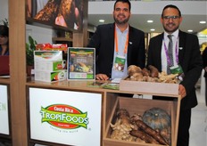 Joshua Guerrero and Edgar Medina, of Tropifoods, Costa Rica.
