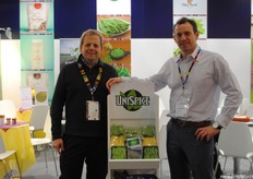 Allan Safieh and Javier Desana (Fresh Delight), representing UniSpice, of Guatemala.