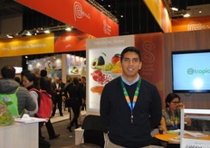 Christian Pereda Castillo, of Tropical Farm, from Peru.