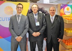 Rodrigo Ginatto, Fernando Cardoso and Gustavo Campanelli, of Sucocitrico Cutrale, from Brazil.