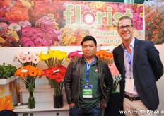 Byron Méndez and Arthur Kramer from Florist Holland.