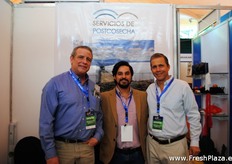 Tracy Hart from Sorma USA, Juan Pablo García Rodas from Agricola San Jose and Fernando Méndez from Servicios de Post Cosecha.