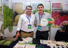 Rafael Asturias from Stepac and Leonardo Donati from Graziani Packaging, the Italian side of the company.