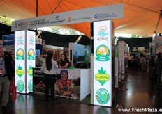 And completely in the beginning of the exhibition there was a stand which was part of the US aid development, división de Desarrollo, with several companies.