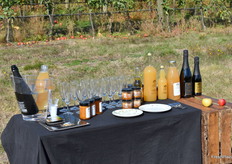 Gilles Tessier of Les Vergers de la Silve develops products such as apple juice, caramel, and non-alcoholic sparkling beverages with the Honeycrunch of Pomanjou