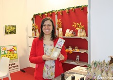 Monia Rontini of Il Regno del Marrone, a company in the Tuscan-Romagna Apennines that produces the Marrone di Castel del Rio Igp, and markets it fresh and processed. The workhorse? The chestnut flour.