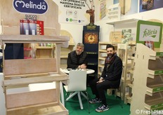 Luigi Cataldi (sales manager) and Sergio Dipalma (marketing manager) of Eurosud Cataldi from Gravina, in the province of Bari. A young and ambitious company with an experienced team specialising in floor-standing displays, counter displays, and wooden, plexiglass and forex objects.