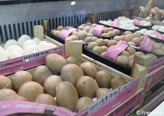 White and cream mushrooms. Good to eat, fat-free and low in sugar.