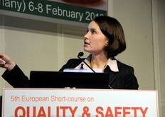 Dr. Annette FÃ¶rschler, from QS QualitÃ¤t und Sicherheit Gmbh (Germany), showed the Guidelines of QS for preparation of fresh products. QS is a quality assurance scheme for fresh foodstuffs that involves all participants in the food industry â€“ from farm to shop. By inspecting and integrating the entire supply chain, a certification mark creates the basis for increase food safety and well-founded trust from the consumers. Guideline production of fruit, vegetables and potatoes is aimed to avoid microbiological contamination, in particular focusing on specific hygiene rules and a microbiological monitoring.