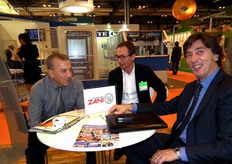 Raffaele Bucella (on the left) e Sandro Zani (on the right) of producers' organisation Granfrutta Zani