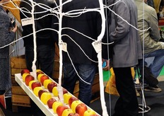 The apples were used at Interpoma as decorative elements.