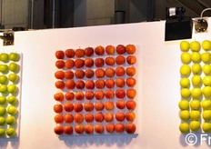 Apples were used Interpoma as decorative elements.