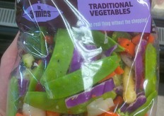 Ready-to-cook stir-fry vegetables.