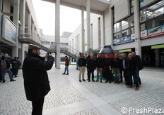 Group photo on the first day of the fair.