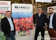 Aldo and Luca Rivoira from Retarder (at the sides) together with Michele Sardo from Xeda.