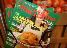 There were also a lot of gluten free product, seen here supported by a magazine
