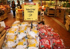 Few packaged products in the fruit and vegetable shelf, these potatoes are an exception