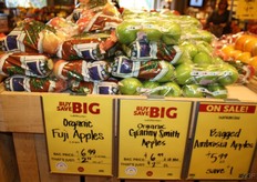 Fuji, Granny Smith and Ambrosia apples