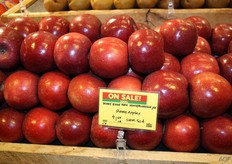 A lot of apples were waxed