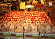 Gala apples on arrival