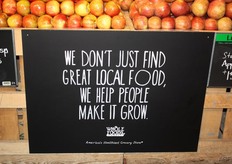 A lot of slogans in the store