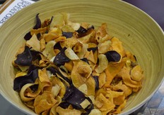 and are processed into crisps.