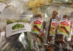 broccoli crisps and tamarind snack