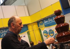the chocolate fountain was popular at BananaBay