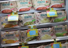 and soups and meals. The products vary per season, and are produced with Italian vegetables from that season.