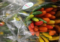 bunch of coloured peppers