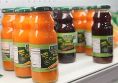 juice from coloured carrots