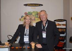 Joke Kras and Jan van Heijningen of Eminent Seeds.