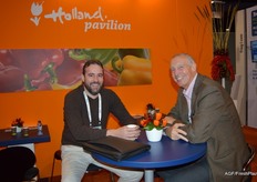 Erik Storteboom of Rabobank NYC and Hans Hoekstra of Tolsma. Both live in the USA for their work.