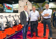Erwin Bakker of Ellips with Marcel Mulder and Jos Broeders of Miedema.
