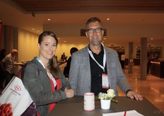 Mieke Thoelen of BelOrta and Filip van Buynder of BVB Substrates.