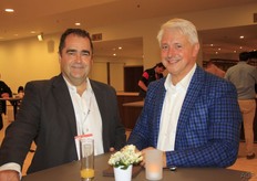 Johan van Alphen of Special Fruit with Antoon Ector of Infia Belgium (IPB Natura).