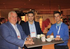 Curd Vanmarcke (Vergro), Philippe Appeltans (VBT) and Laurent De Snedt of Greenyard Fresh.