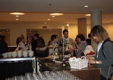 Conversations were held during the breaks.