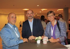 Philip Lieten (Fragaria Holland), Babino Casas (Planasa) and Marion Deichmann (Hokerei).