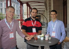 Ruud Venner, Thijs van Dijk and Rob D'Hont of Fresh Forward Breeding