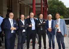 Chris de Pooter (BelOrta), Rik Decadt (REO), Hans Vanderhallen (Hoogstraten) Maarten de Moor (LAVA), Antoon Ector (IPB Natura) and Fabio Zoboli (Infia).