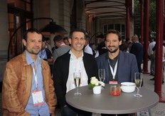Hardy Alexandre (SCEA),Olivier Guillon (Premier Tech Horticulture) and Remi Naasz (Premier Tech Horticulture).