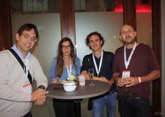 Marco Rosario Butera (Consorzio Piccoli Frutti), Lucilla Danesi (Geoplant Vivai srl Societa Agricola), Michele Montanari (Geoplant Vivai srl Societa Agricola) and Franco Zenti.