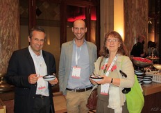 Gael Fretay (Aber Consulting), Nicolas Le Roch (Arkema) and Linda Kaluzny - Pinon (L'Arboriculture fruitiere & Culture Legumiere).