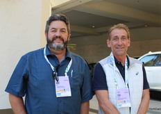 Abe Wiebe, Universal Fabricating and Ton Versteeg, Horti Systems Services